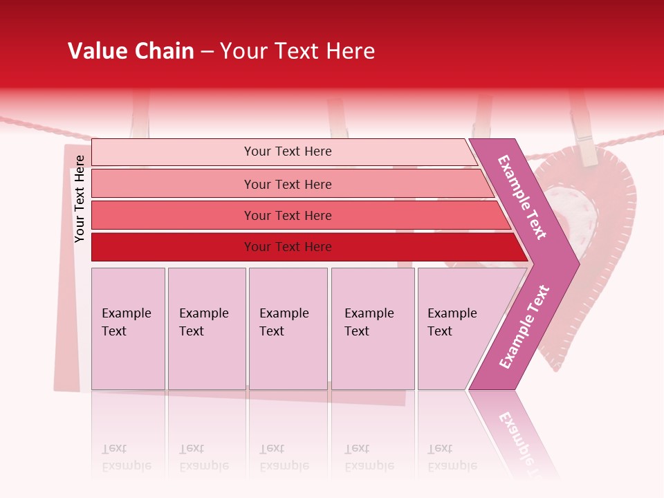 Love Clothespin Holiday PowerPoint Template