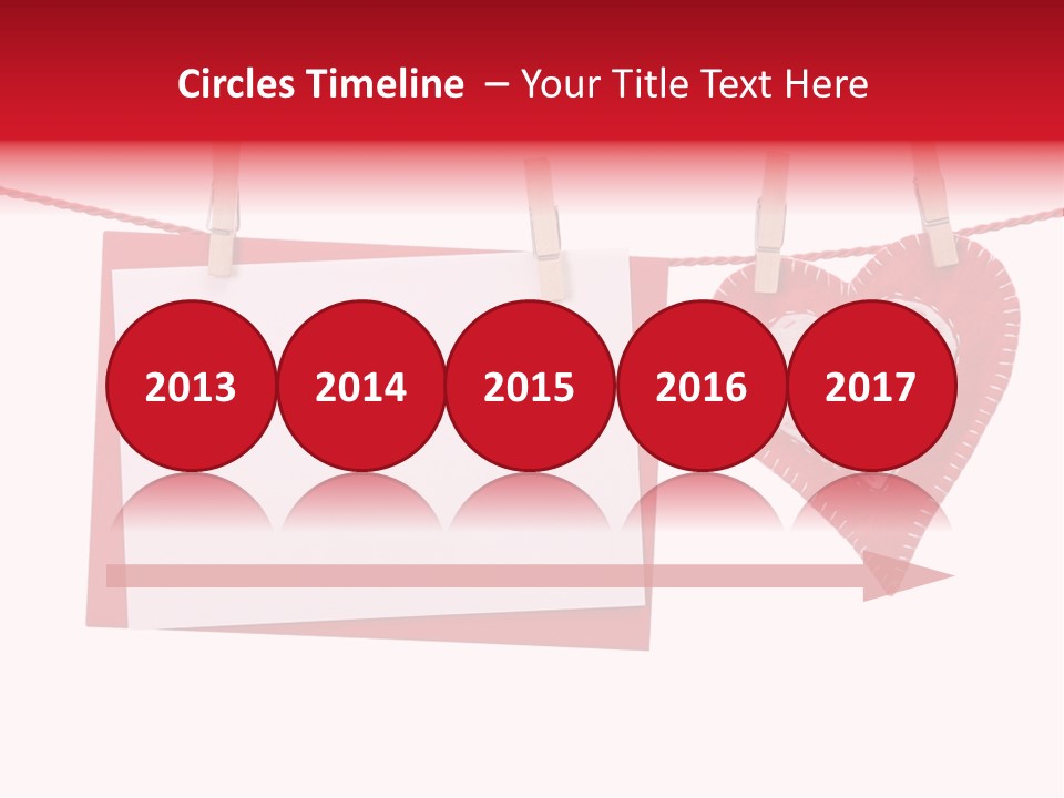 Love Clothespin Holiday PowerPoint Template