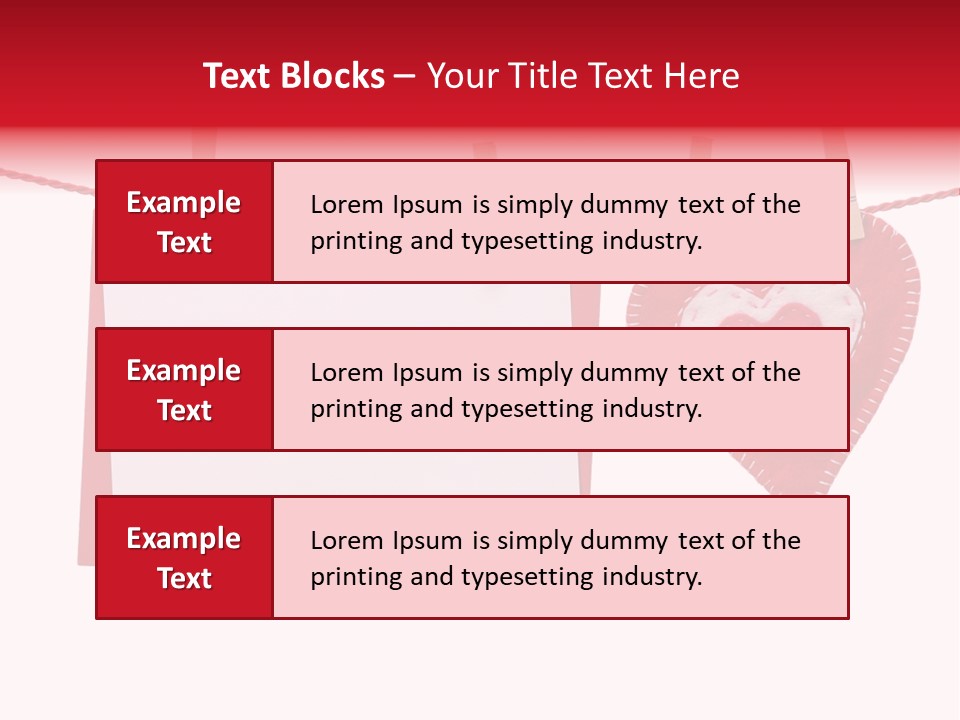 Love Clothespin Holiday PowerPoint Template