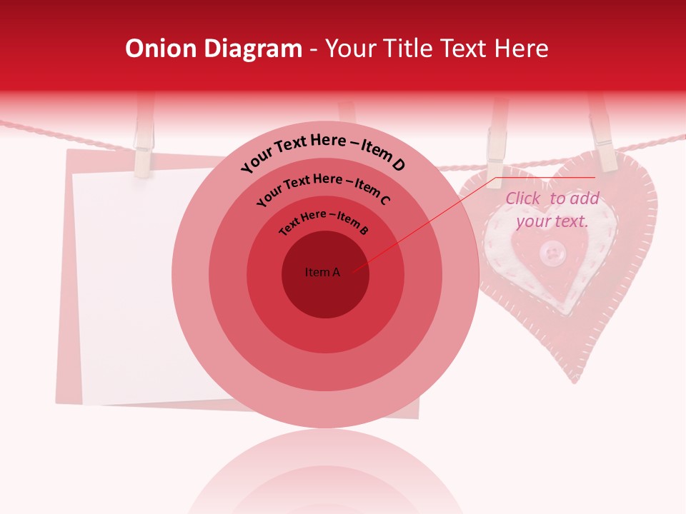 Love Clothespin Holiday PowerPoint Template