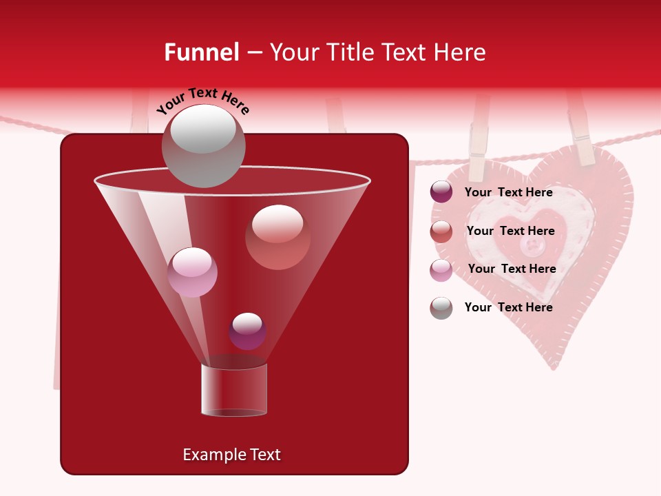 Love Clothespin Holiday PowerPoint Template