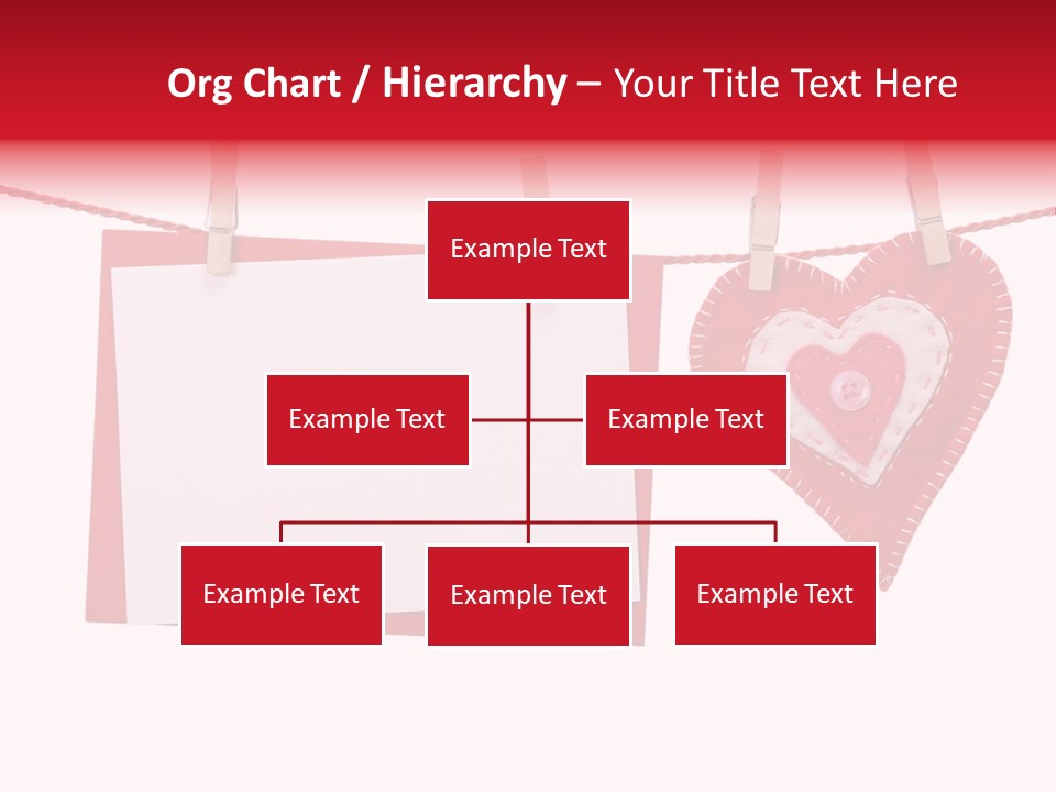 Love Clothespin Holiday PowerPoint Template