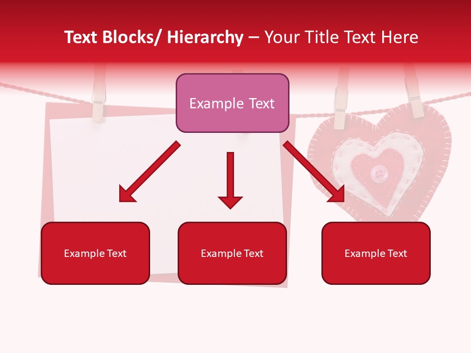 Love Clothespin Holiday PowerPoint Template