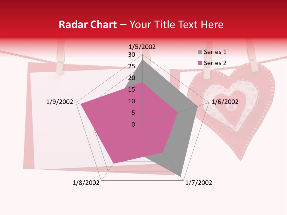 Love Clothespin Holiday PowerPoint Template