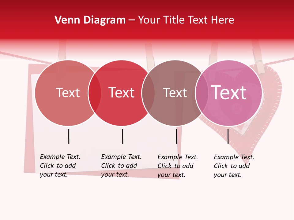 Love Clothespin Holiday PowerPoint Template