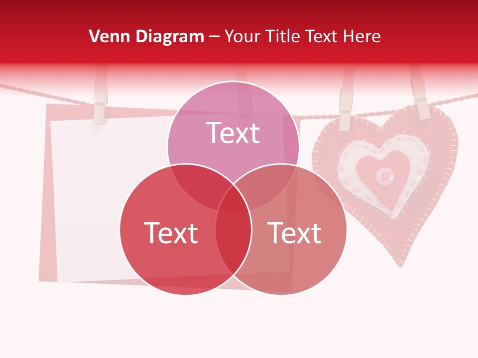 Love Clothespin Holiday PowerPoint Template