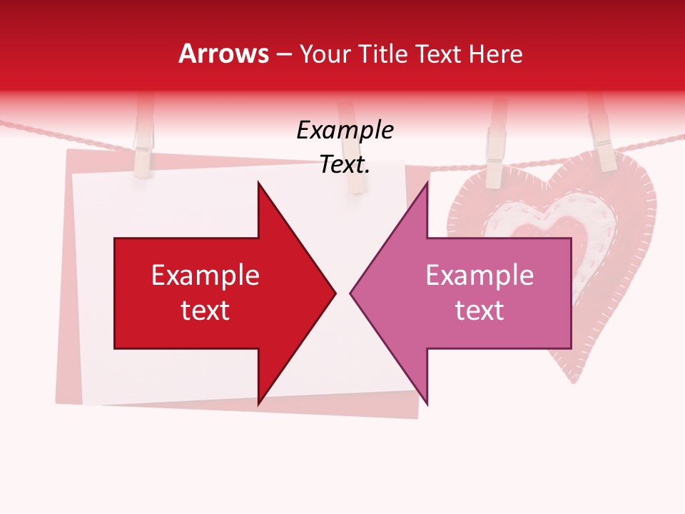 Love Clothespin Holiday PowerPoint Template