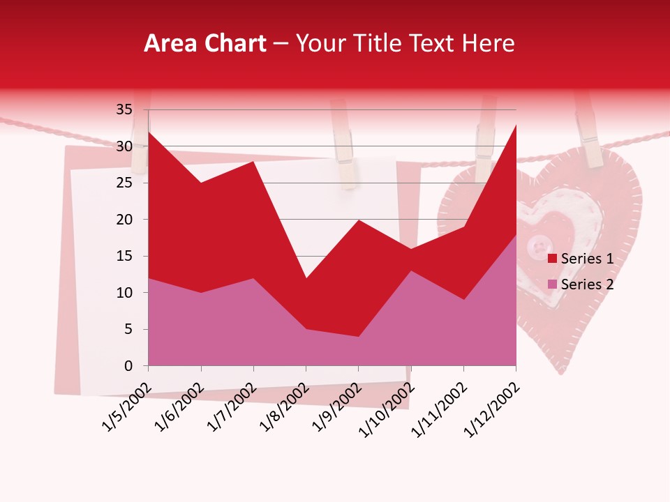 Love Clothespin Holiday PowerPoint Template