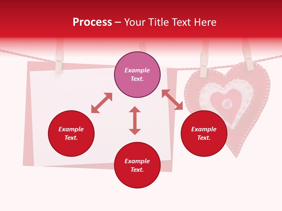 Love Clothespin Holiday PowerPoint Template