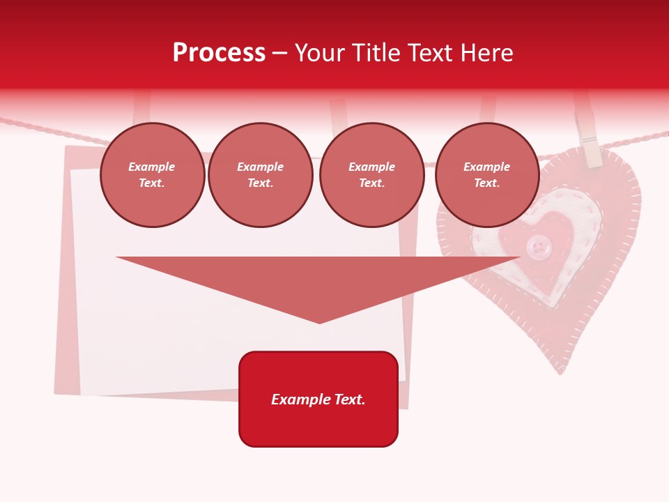Love Clothespin Holiday PowerPoint Template