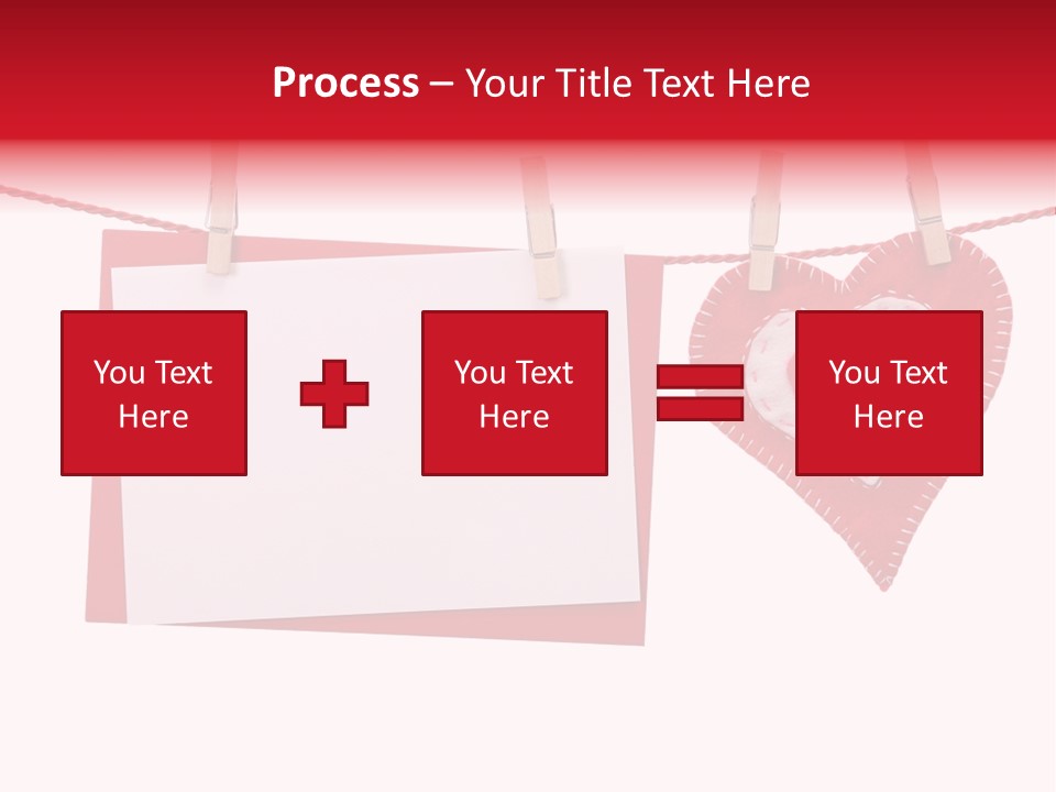 Love Clothespin Holiday PowerPoint Template