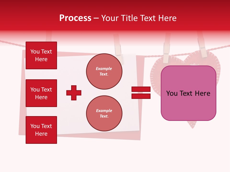 Love Clothespin Holiday PowerPoint Template