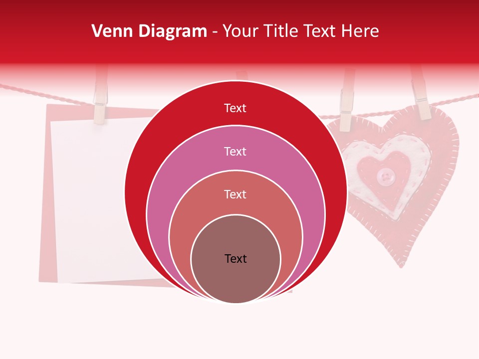 Love Clothespin Holiday PowerPoint Template