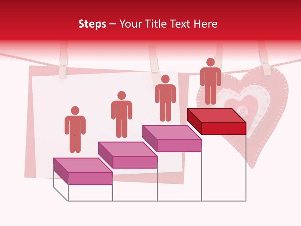 Love Clothespin Holiday PowerPoint Template