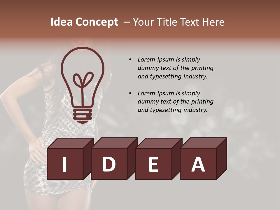 Human Light One PowerPoint Template