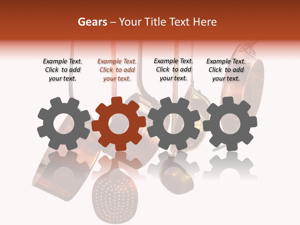 Traditional Bake Utensils PowerPoint Template