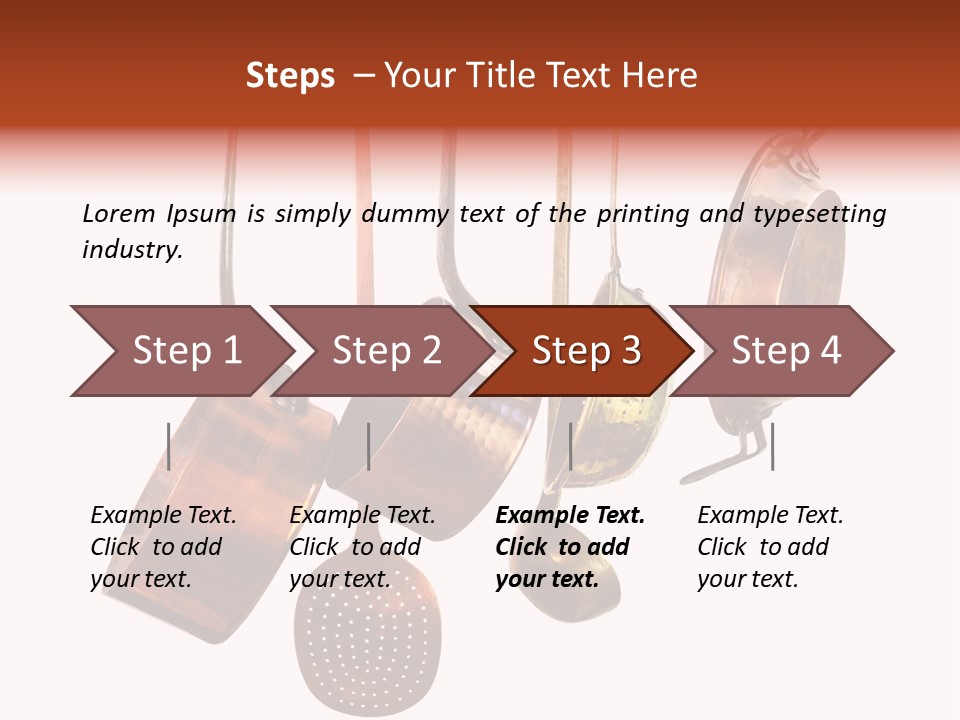 Traditional Bake Utensils PowerPoint Template