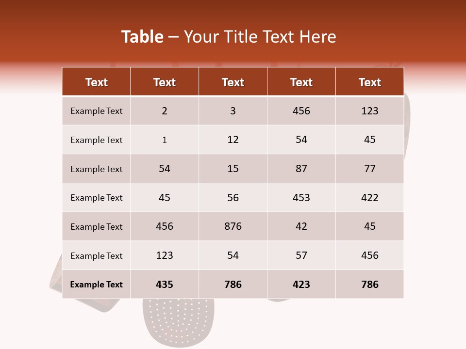 Traditional Bake Utensils PowerPoint Template