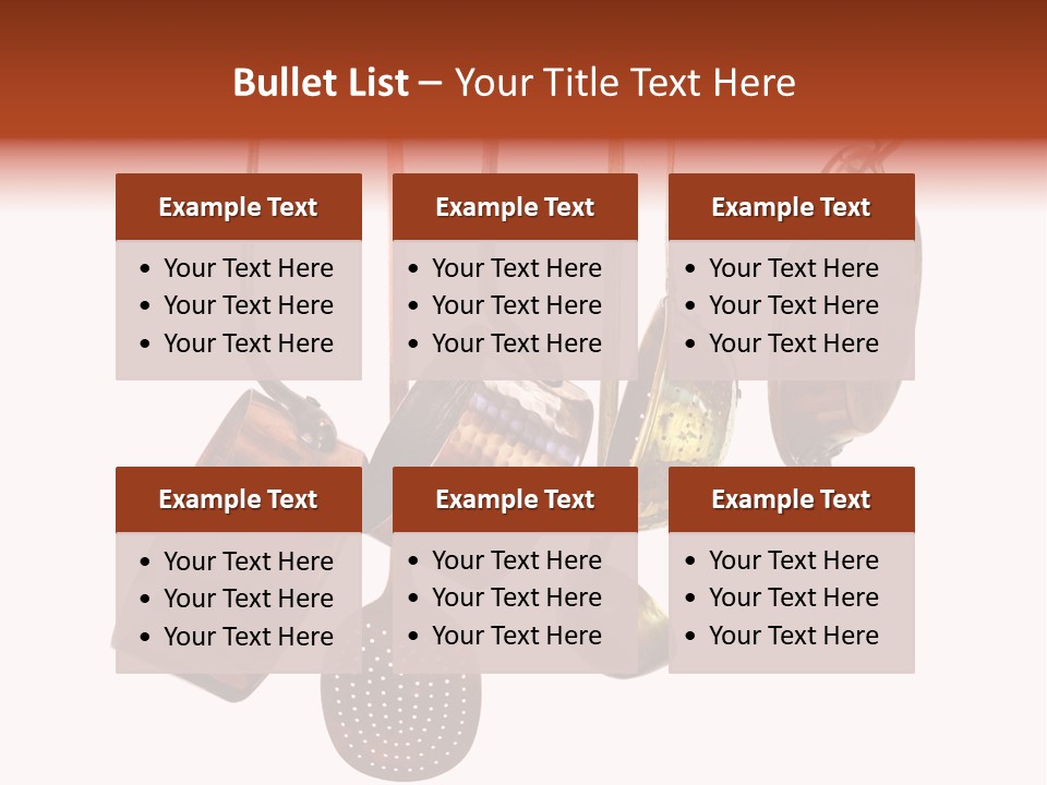 Traditional Bake Utensils PowerPoint Template