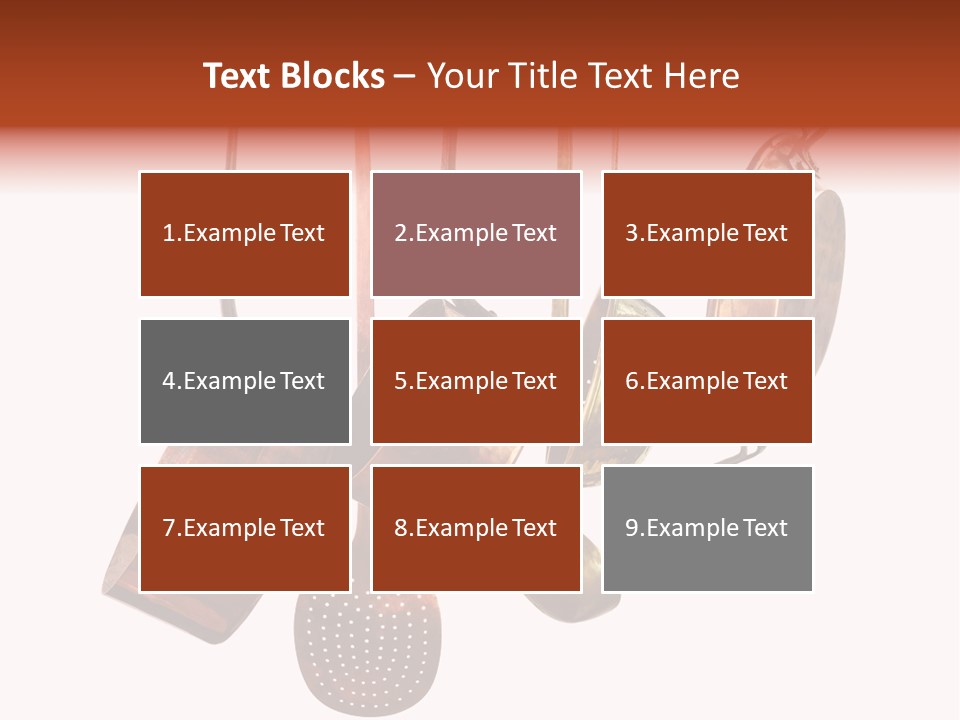 Traditional Bake Utensils PowerPoint Template
