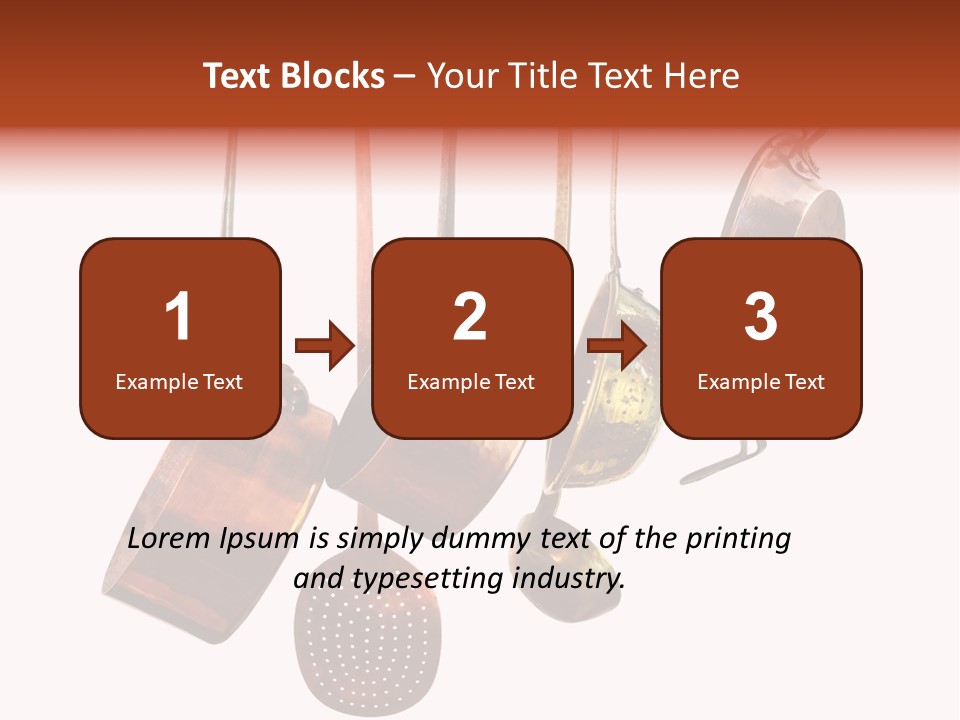 Traditional Bake Utensils PowerPoint Template