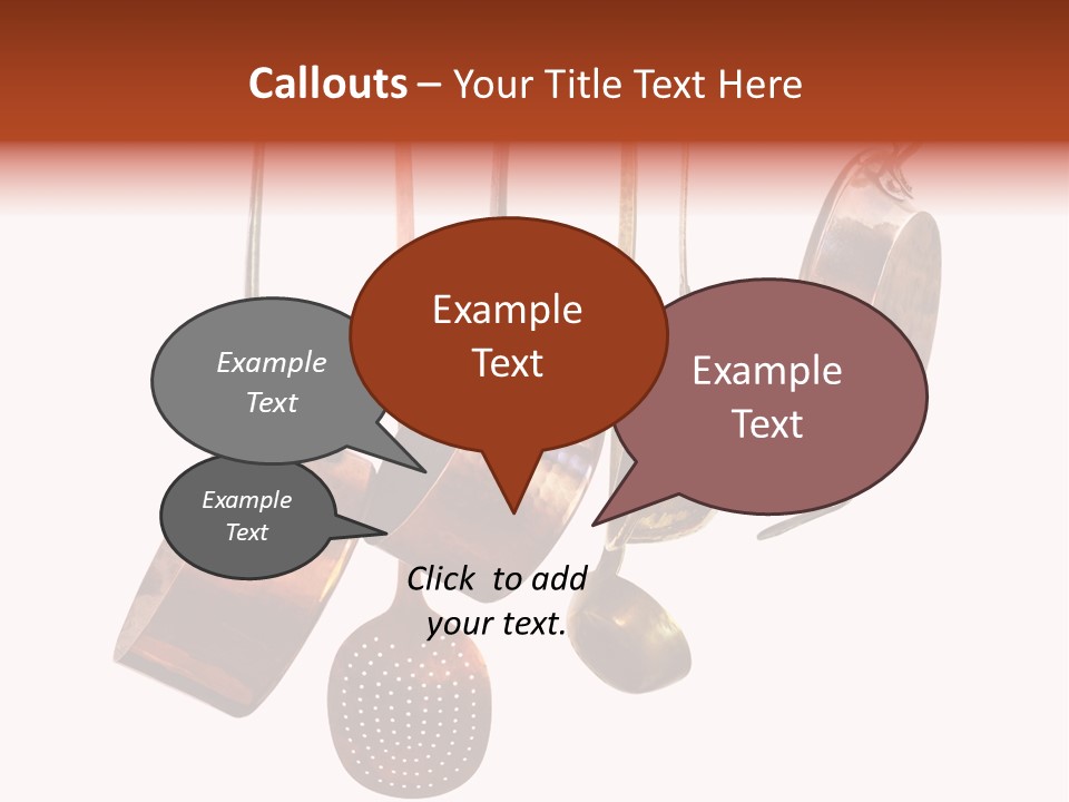 Traditional Bake Utensils PowerPoint Template