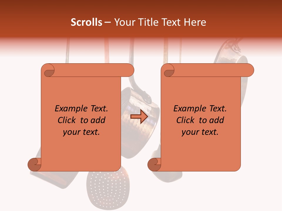 Traditional Bake Utensils PowerPoint Template