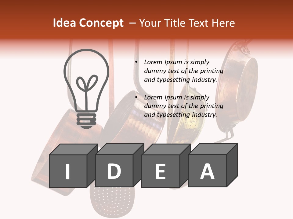 Traditional Bake Utensils PowerPoint Template