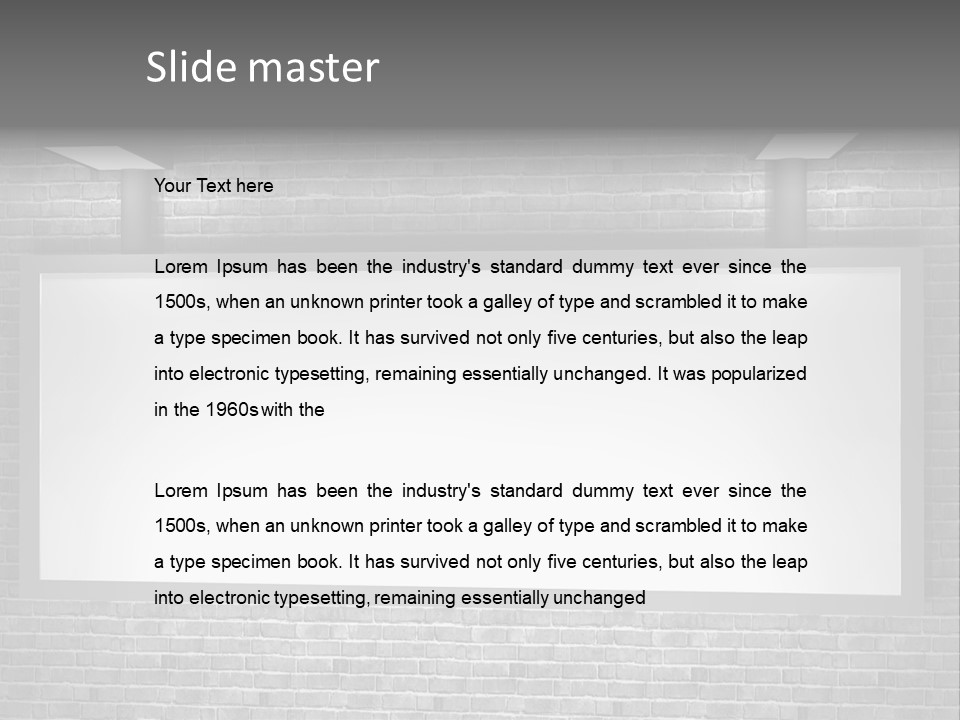 Information Message Banner PowerPoint Template