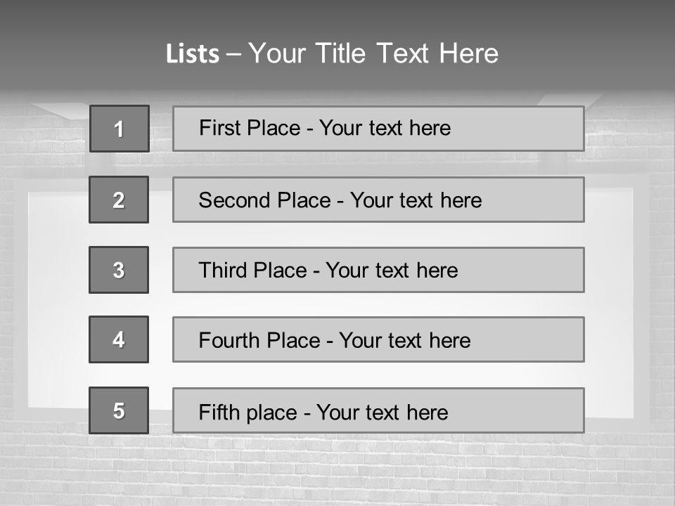 Information Message Banner PowerPoint Template