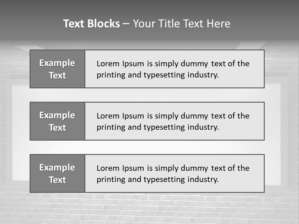 Information Message Banner PowerPoint Template