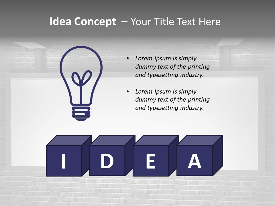 Information Message Banner PowerPoint Template