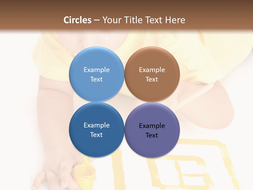 Human Cheerful Childhood PowerPoint Template