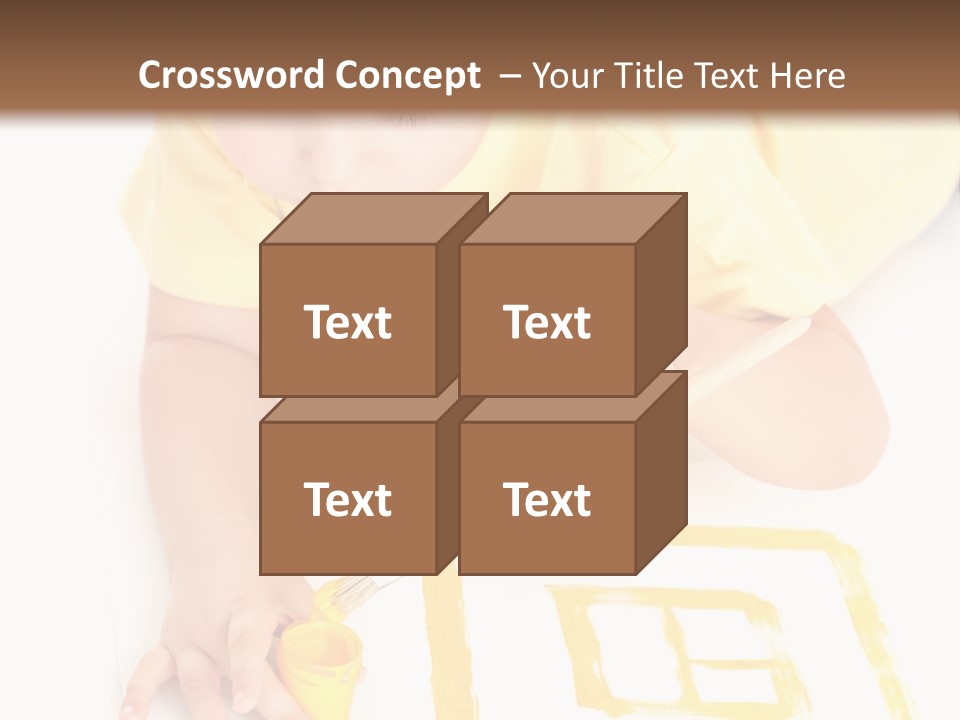 Human Cheerful Childhood PowerPoint Template