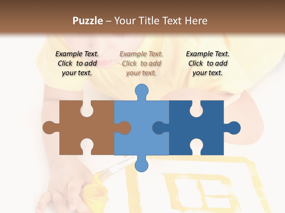 Human Cheerful Childhood PowerPoint Template