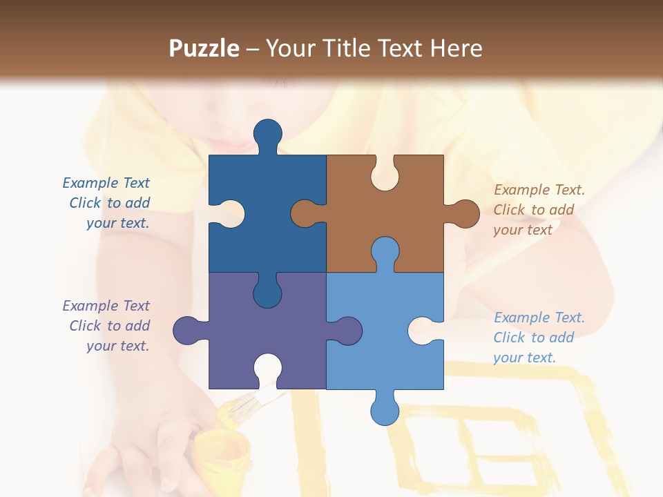 Human Cheerful Childhood PowerPoint Template