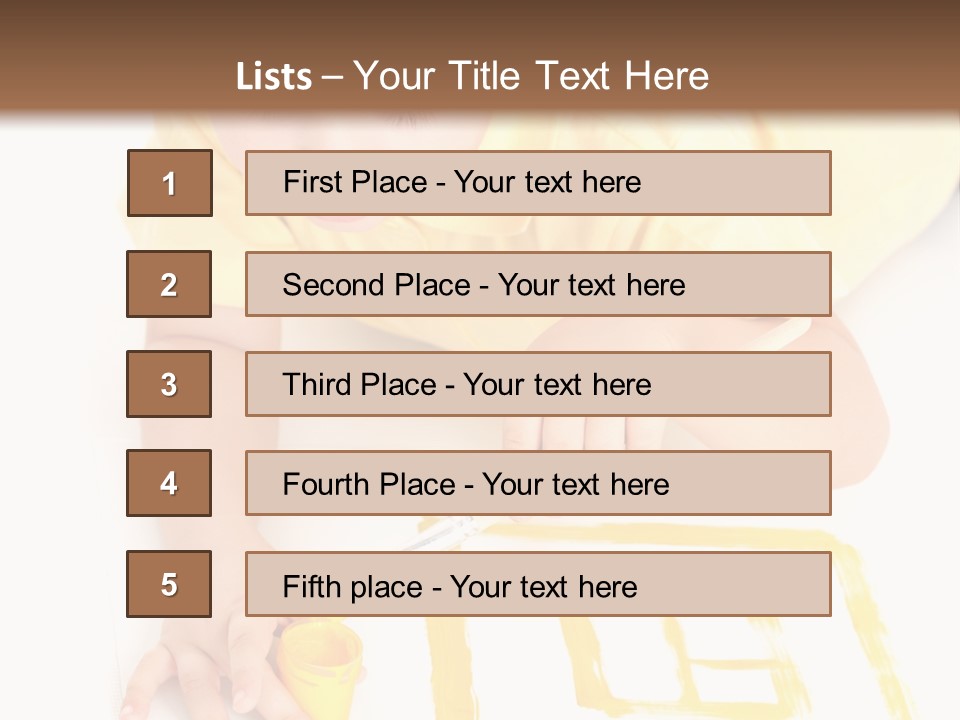 Human Cheerful Childhood PowerPoint Template