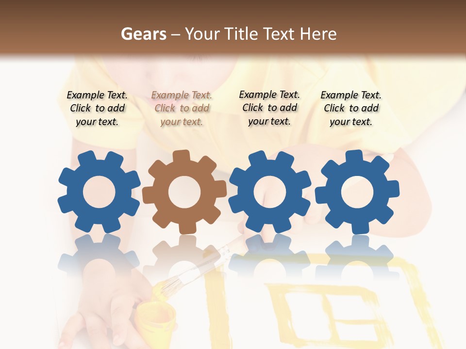 Human Cheerful Childhood PowerPoint Template