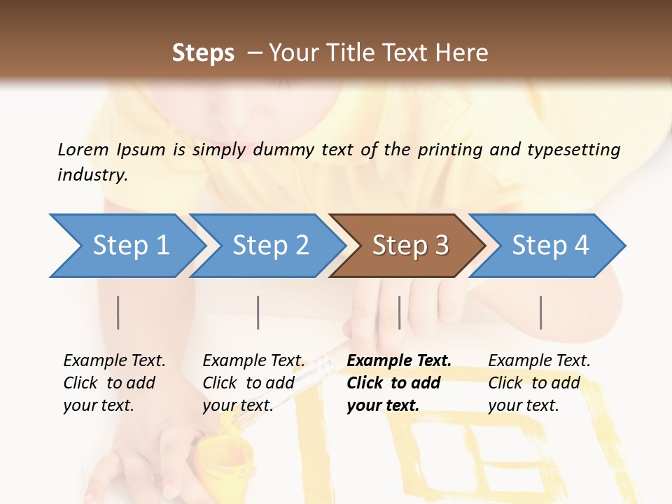 Human Cheerful Childhood PowerPoint Template