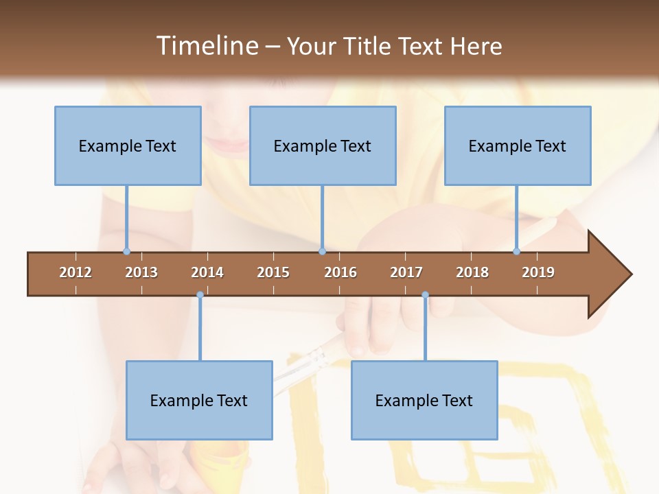 Human Cheerful Childhood PowerPoint Template