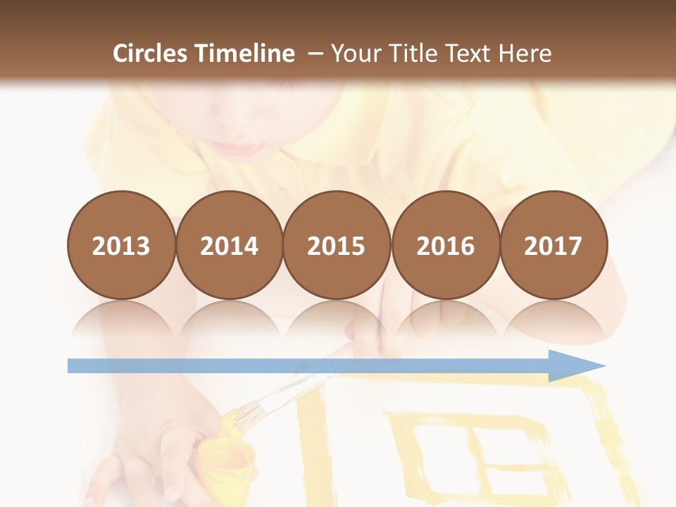 Human Cheerful Childhood PowerPoint Template