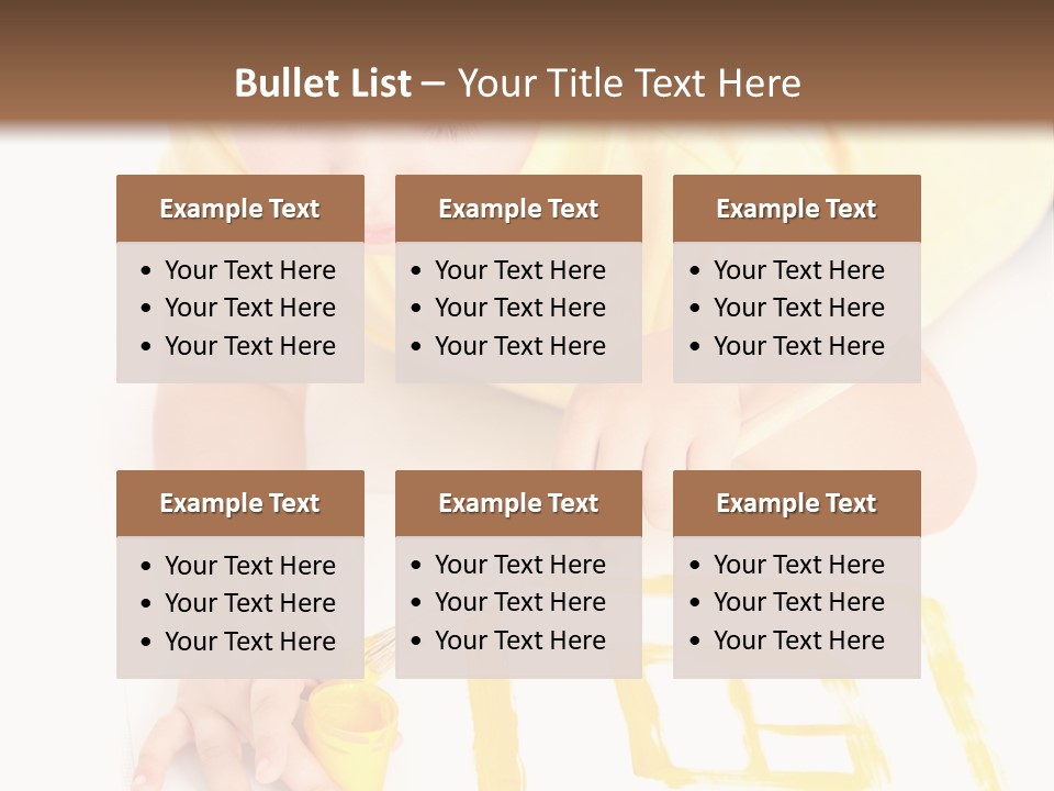 Human Cheerful Childhood PowerPoint Template