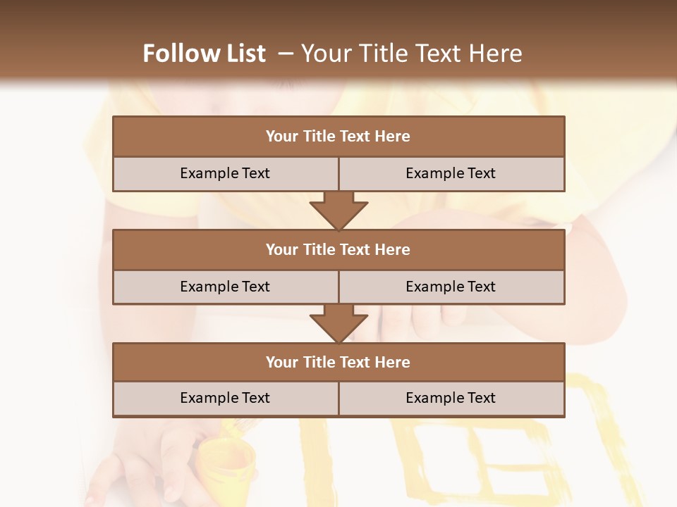 Human Cheerful Childhood PowerPoint Template