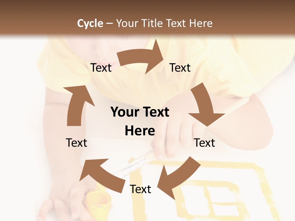 Human Cheerful Childhood PowerPoint Template