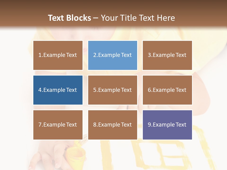 Human Cheerful Childhood PowerPoint Template