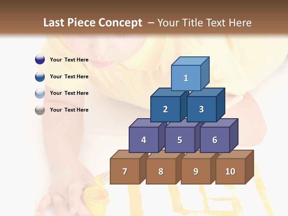 Human Cheerful Childhood PowerPoint Template