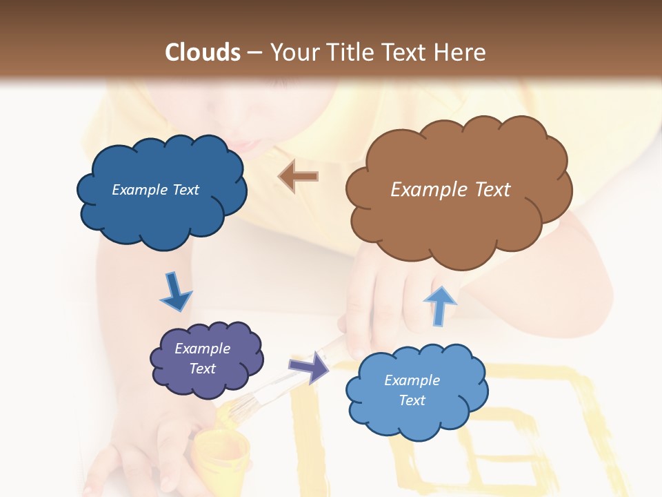 Human Cheerful Childhood PowerPoint Template