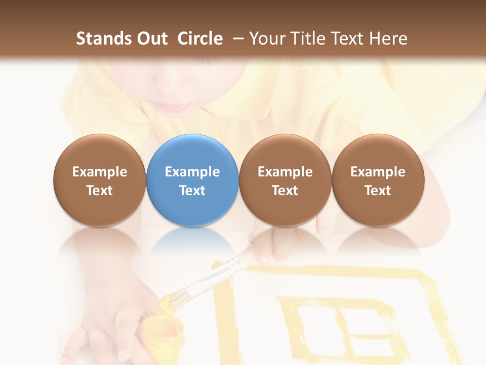 Human Cheerful Childhood PowerPoint Template