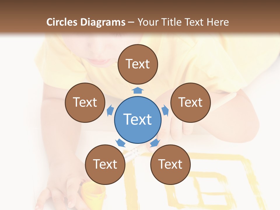 Human Cheerful Childhood PowerPoint Template