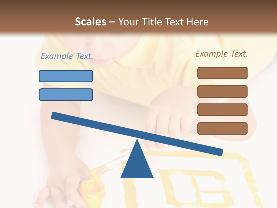 Human Cheerful Childhood PowerPoint Template